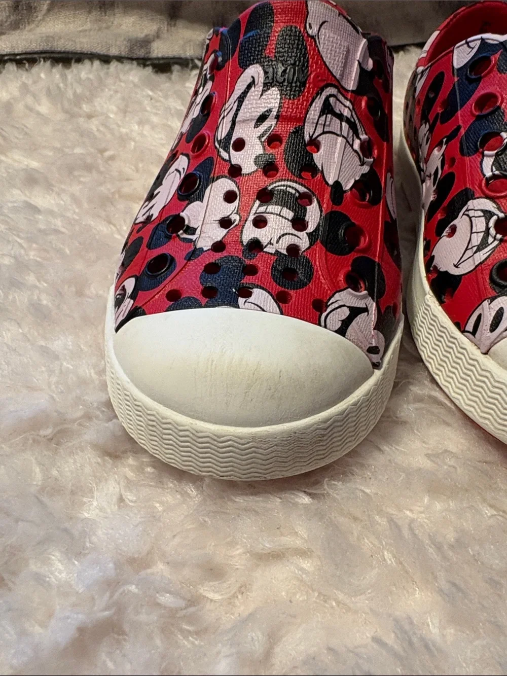 Native Red Mickey Slip on Shoes Toddler 7 C7